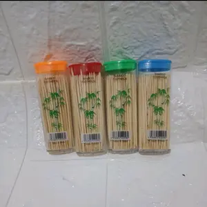Tusuk Gigi Botol Tusuk Gigi Bambu Refill