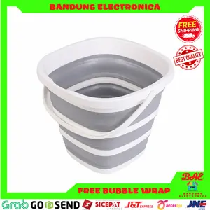 Baskom Ember Lipat Water Bucket Foldable Collapsible 10 Liter