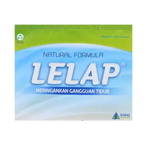 Lelap Strip 4 Tablet - Obat untuk Atasi Gangguan Tidur atau Insomnia