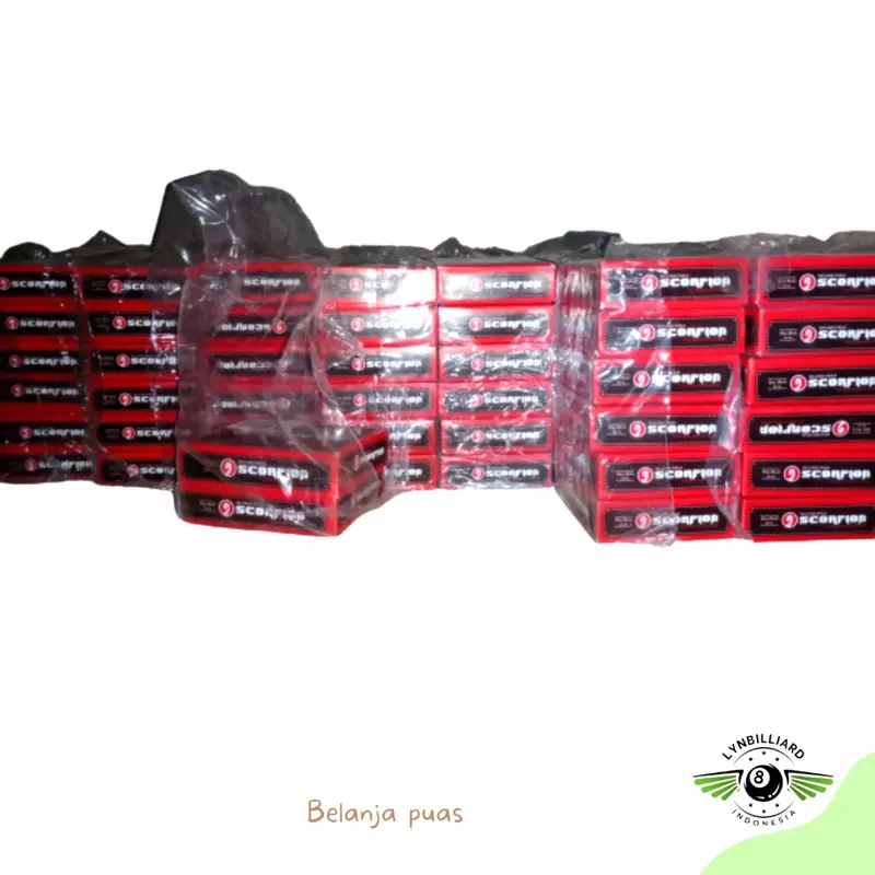 master tip cue SCORPION 13MM ujung stick billiard 3