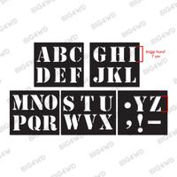 Gambar STENCIL MAL CETAKAN CAT SEMPROT HURUF DAN ANGKA dari BIG4WD Kota Administrasi Jakarta Pusat 3 Tokopedia
