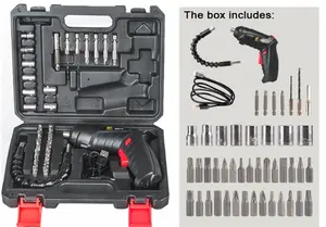 Mesin Bor Obeng Set Lengkap Baterai Charger