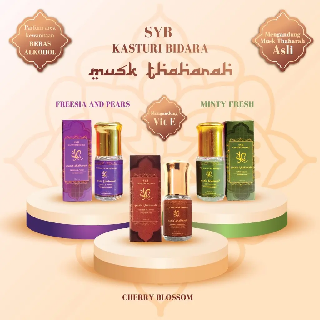VICCI | SYB Kasturi Bidara Musk Thaharah Parfum Area Kewanitaan BPOM