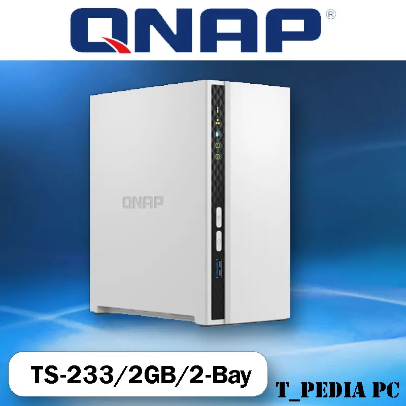 NAS QNAP TS-233 - 2-Bay Home NAS Personal Private Cloud Storage TS233 0