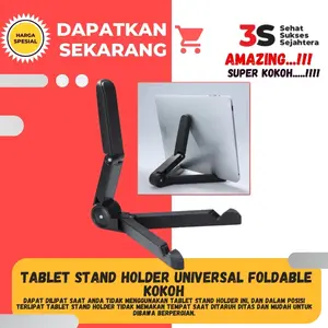 JFactory Tablet Stand Holder Universal Foldable Kokoh