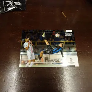 Kartu bola club brugge noa lang topps chrome stadium 2022
