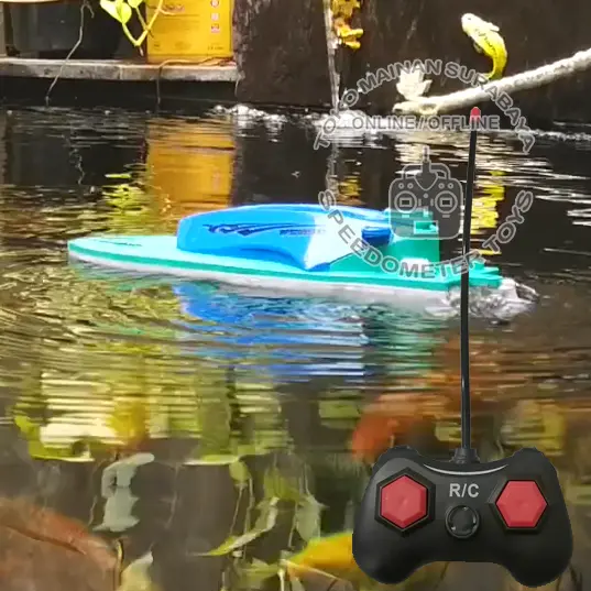 RC Kapal Mini Speedboat | Mainan Edukasi Anak Kapal Remote Control 0