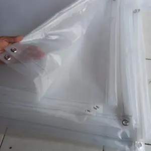 terpal plastik bening transparan ukuran 5x6