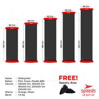 Gambar SPEEDS Alat Fitness Sliding Mat Portabel Slide Matress Olahraga 027-22 - 230cmORANGE dari Calary Toys Kota Surabaya 2 Tokopedia