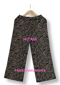 Gambar Celana Kulot Motif Zebra/Celana Kulot Highwaist Wanita/Celana panjang - Putih dari PAKAIANMURAH92 Kota Administrasi Jakarta Timur 4 Tokopedia