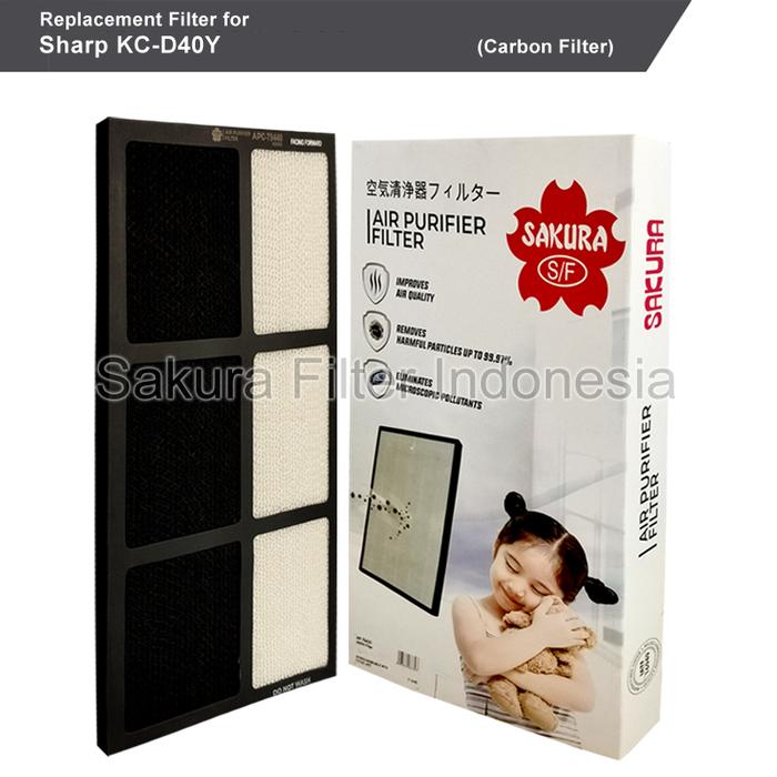 Gambar Filter Carbon Sharp Air Purifier KC-D40Y Sakura APC-79441 dari Sakura Filter Indonesia Kab. Tangerang Tokopedia