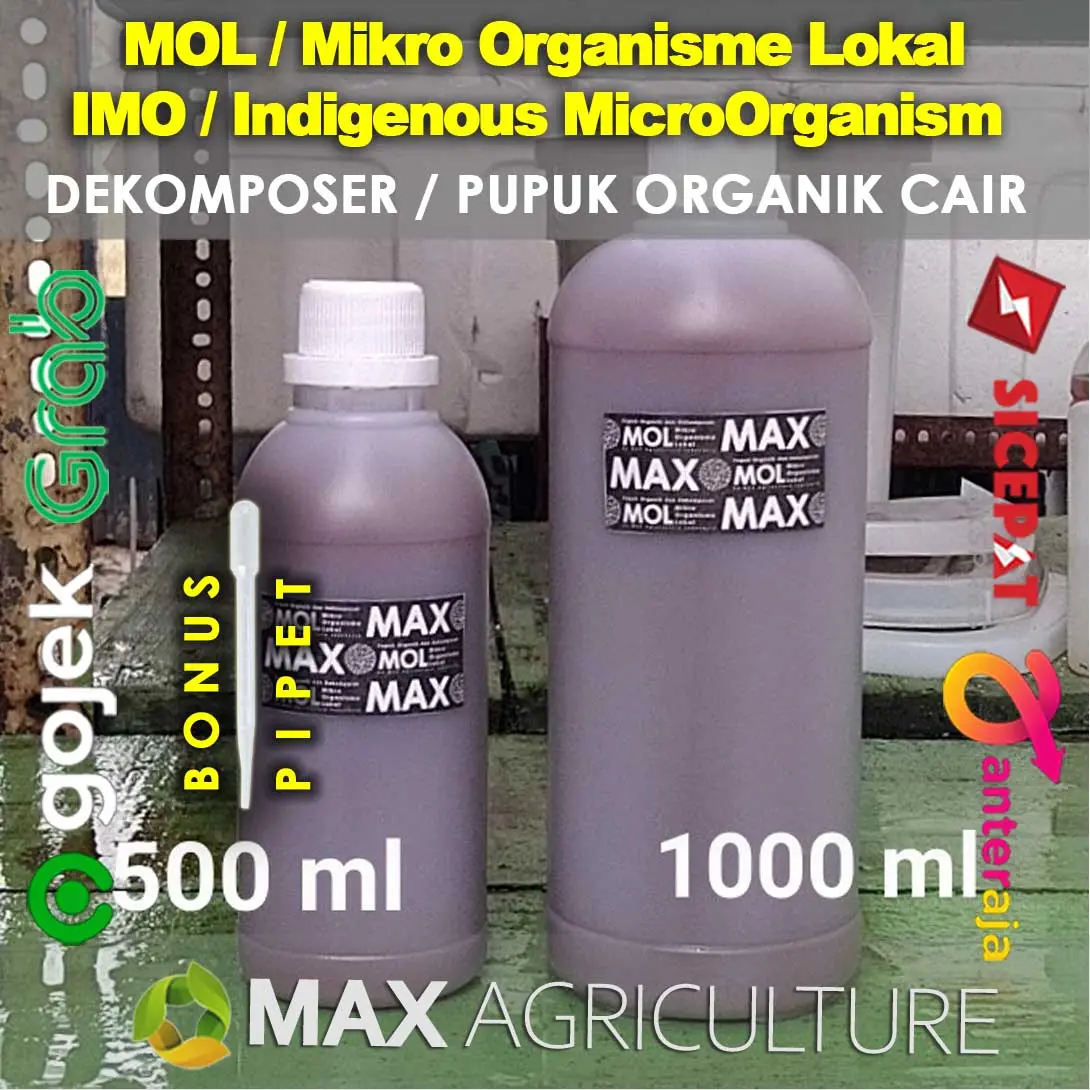 MOL Nasi Dekomposer dan Pupuk Organik Cair POC 1000 ml