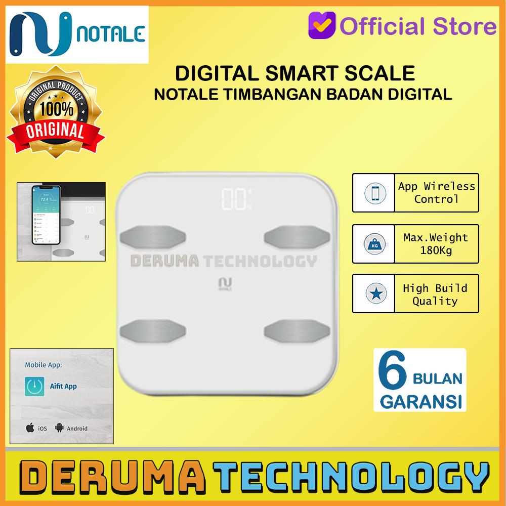 Notale Smart Fat Scale 2 LED Display Timbangan Berat Badan Digital - WHITE