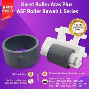 Karet Roller Atas Bawah L120 L380 Printer L350 L355 L360 L365