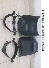 Gambar TOPENG LAP KEDOK LAS PAKAI MODEL TOPI SETELAN PUTAR dari Evanteknik Kota Medan 1 Tokopedia