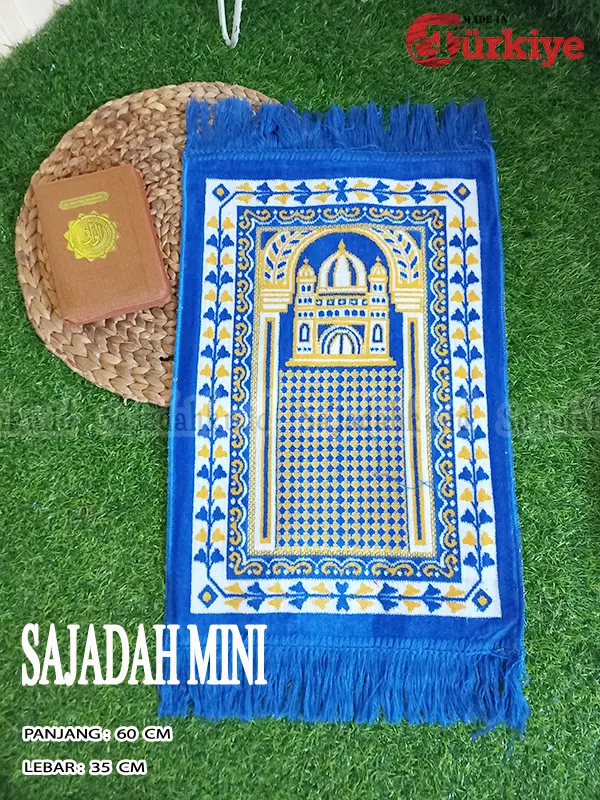 Sajadah Turky Mini ukuran 35x 60Cm Terlaris Bisa Cod