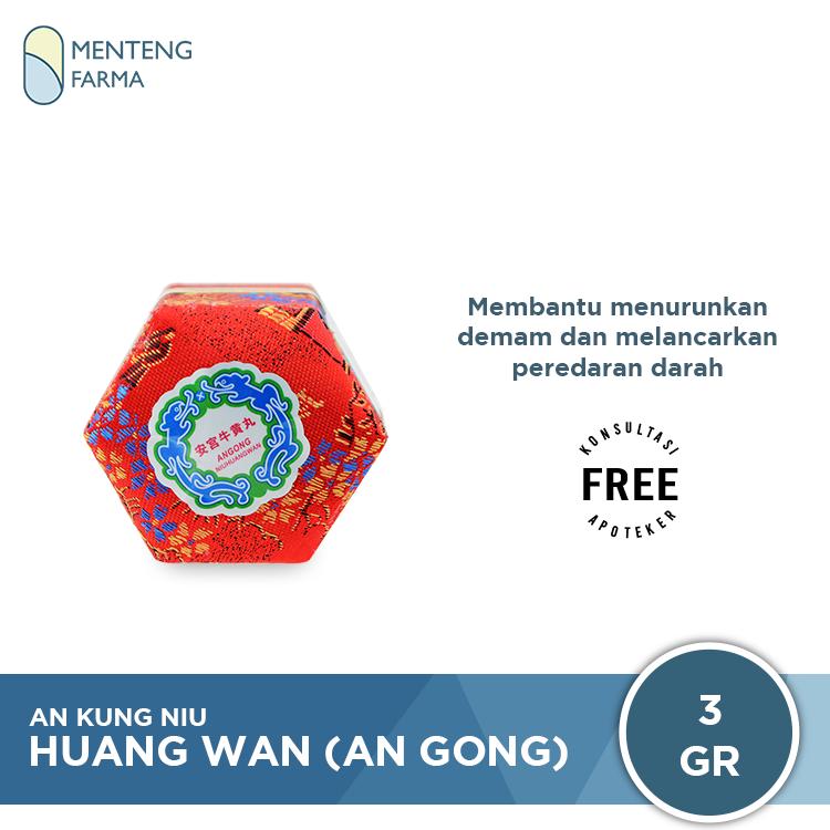 ANGKUNG (Angong) NI HUANG asli Li Shi Zhen 1 Butir - Obat Herbal Stroke