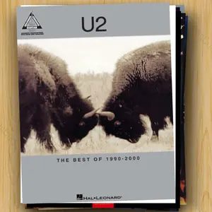 Buku Tablature Gitar The Best Of U2 - 1990 - 2000