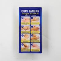 Gambar Akrilik Petunjuk Cuci Tangan dengan Handscrub dari Sahabat Sejasa Kab. Sleman 3 Tokopedia