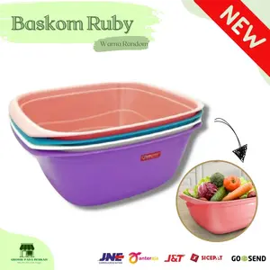 GPB - Baskom Segi Ruby - Baskom 3400ml - Baskom S Kecil