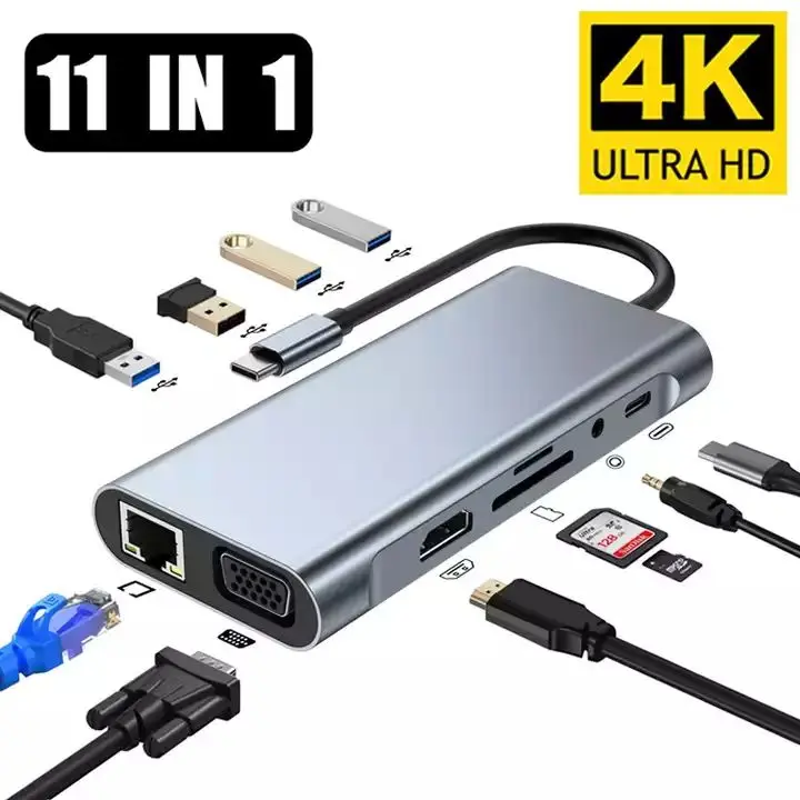 Converter type C to hdmi 11 in 1 / Converter Type C 11 in 1