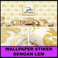 Gambar PROMO ! Paket Isi 5 Roll Wallpaper Stiker Dinding Motif Batik / HW dari homes wallpaper Kota Tangerang Selatan 1 Tokopedia