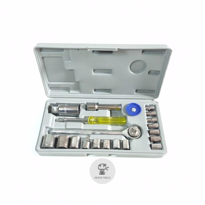 Gambar sock socket 21 pcs box / kunci sock set 21 pcs RRT dari Fast Pro Kota Surabaya Tokopedia