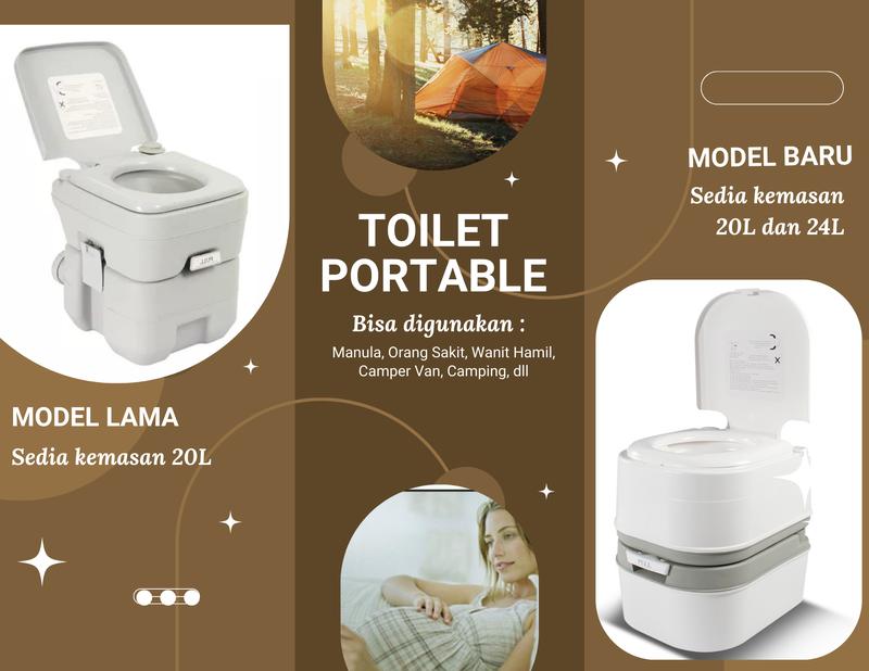 TOILET PORTABLE | MANULA | ORANG SAKIT | HAMIL | TRAVELLING | CAMPING 1