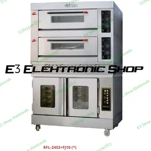 GETRA RFL-24SS+FJ10 COMBI DECK OVEN + PROOFER LOW PRESSURE