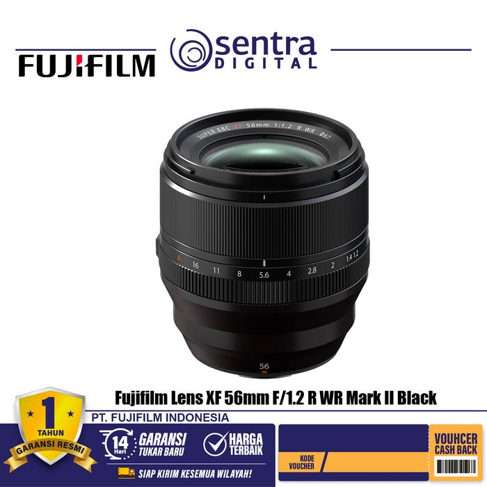 Gambar Fujifilm XF 56mm f1.2 R WR Mark II Fujinon Lens RESMI dari Sentra Digital Kota Surabaya Tokopedia