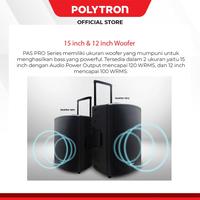 Gambar POLYTRON PROFESIONAL SPEAKER ACTIVE PASPRO15F3 dari UFO ELEKTRONIK SEMARANG Kota Semarang 3 Tokopedia