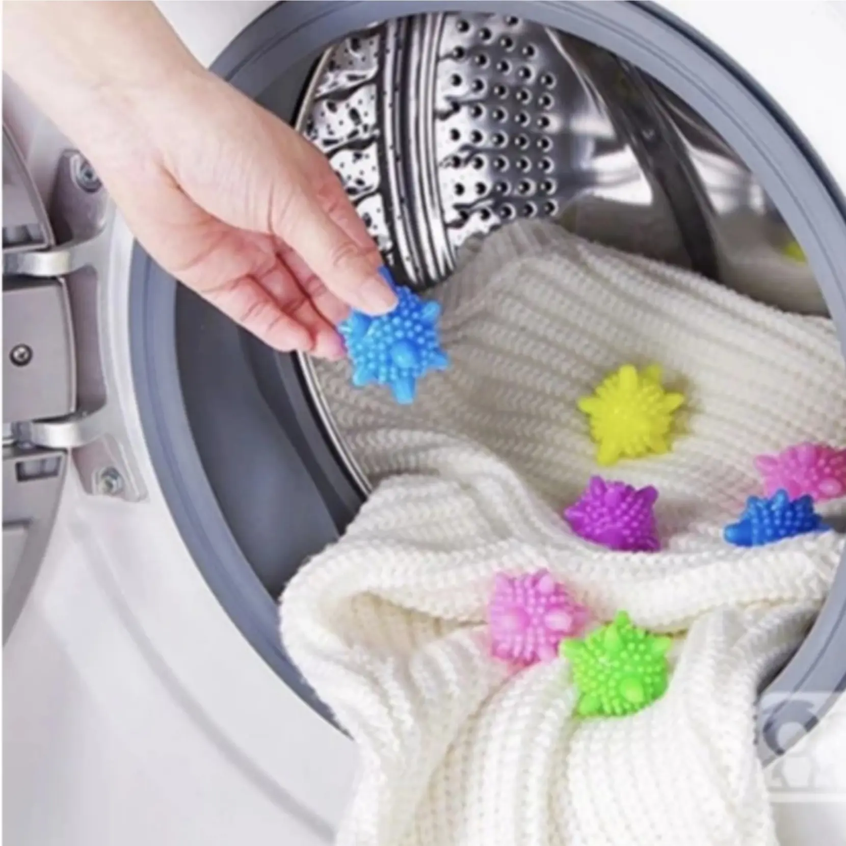 LAUNDRY BALL BOLA MAGIC PEMBERSIH CUCIAN BAJU MESIN CUCI HARGA 1 PCS