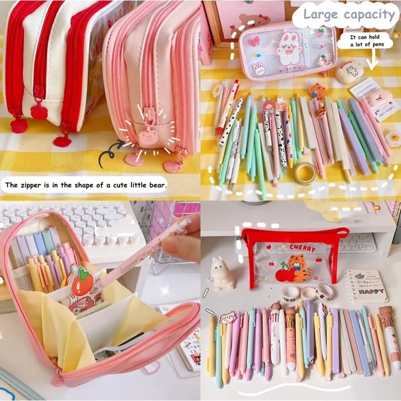kotak pensil anak perempuan lucu Kawaii Tempat pena Kawaii 3