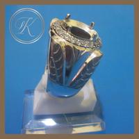 Gambar Cincin Perak Pria Model Mewah Permata Silver 925 dari toko perak kotagede silver Kota Yogyakarta 2 Tokopedia