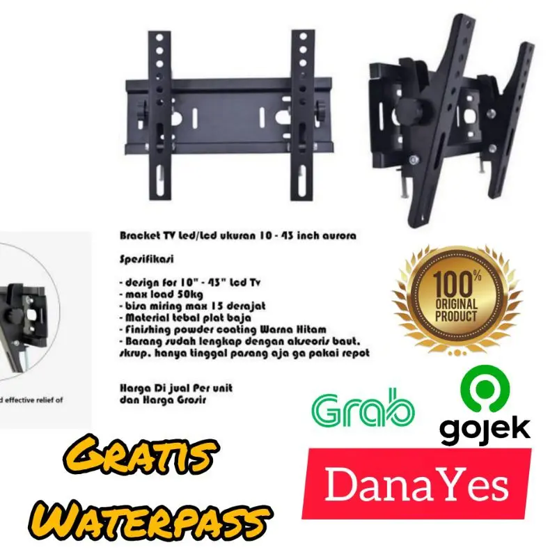 AURORA Bracket Tv Breket Tv Braket Tv Brecket Tv 10 - 43 inch