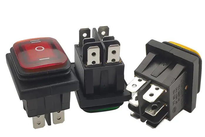 Saklar Toggle Daya On-Off-On 6 Pin 12 V DC Mayitr LED Tahan Air switch