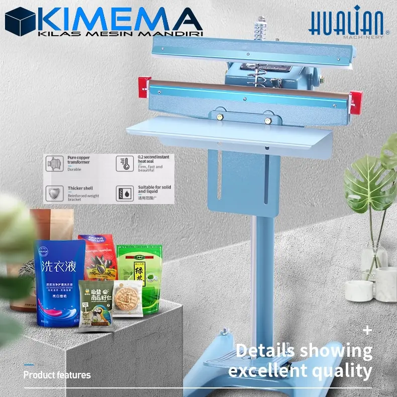 Pedal Sealer 65 cm Mesin Press Perekat Plastik & Alumunium Foil 1