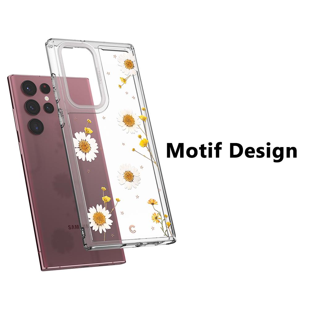 Case Samsung Galaxy S22 Ultra Plus 5G Cyrill Cecil Hybrid Motif Casing