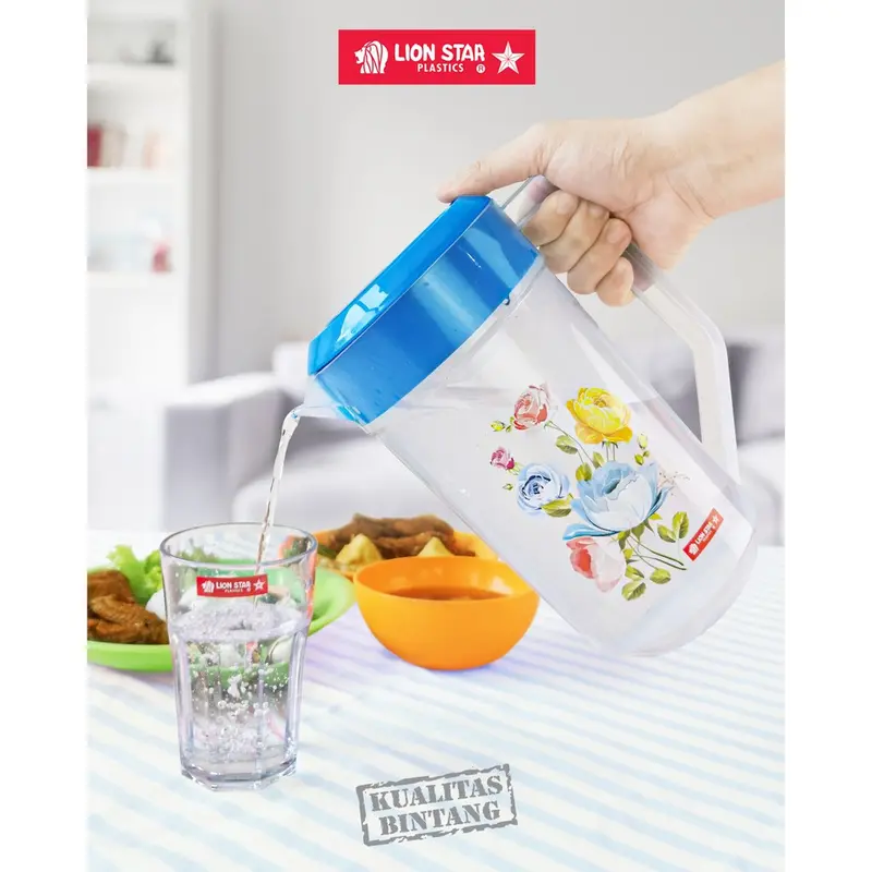 Teko Eskan Lion Star 2,1Liter Teko Air Plastik Water BISA GOSEND 1