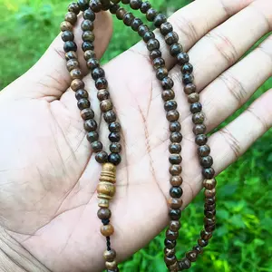 Tasbih kayu gaharu 6mm kalung tasbih pria keren tasbih gaharu asli