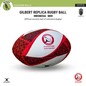 Gilbert Replica Rugby Ball - INDONESIA (Size MIDI)