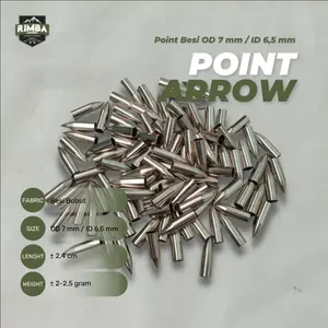 Point Arrow OD 7 mm / Point Bubut Presisi OD 7 mm / Point Panahan / Archery