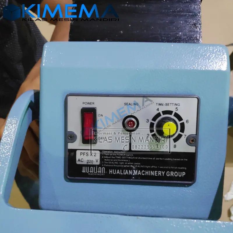 Pedal Sealer 65 cm Mesin Press Perekat Plastik & Alumunium Foil 3