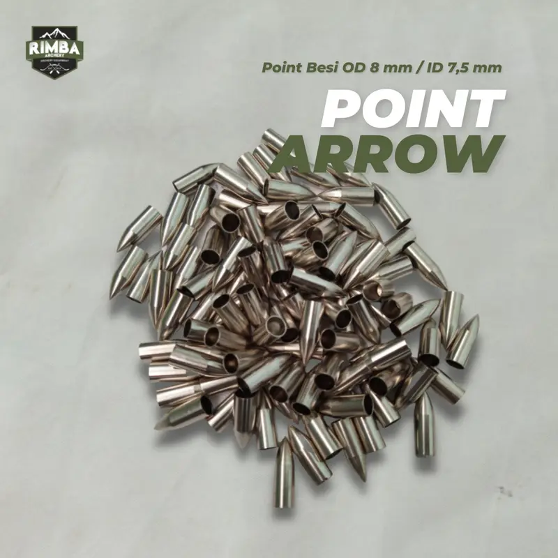 Point Arrow OD 8 mm / Point Bubut Presisi OD 8 mm / Point Panahan / Archery 3