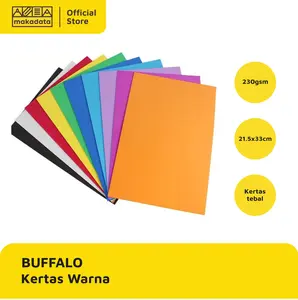 KERTAS KARTON BUFALO TEBAL ISI 10 LEMBAR MURAH