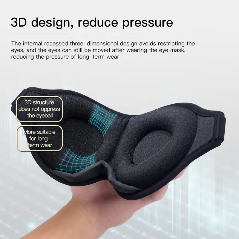 Masker Tidur Penutup Mata 3D Travel Sleeping Mask Portable 2
