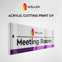 Gambar Acrylic Sign Board UV Print / Akrilik Papan Nama Tanda Ruangan - BENING dari WELLEN PRINT OFFICIAL Kota Administrasi Jakarta Selatan 1 Tokopedia