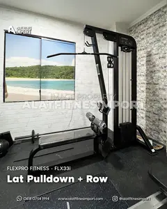 Flexpro Lat Pulldown + Row FLX33i Pull Down Low Row Machine Import