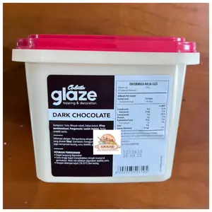 Colatta Glaze Dark 1kg dip glaze donut donat cake chocolate