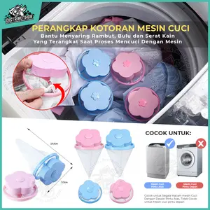 Saringan Mesin Cuci Jaring Laundry Kantong Filter Pembersih Pakaian
